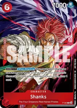 Shanks (Event Pack Vol. 6) [OP-PR - P-083] - NM [Foil] TCG One Piece - Image 1