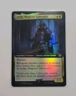 Judge Magister Gabranth - Extended Art FOIL - Final Fantasy #495 Unc, NM - Image 1