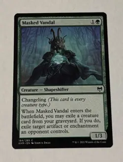 MTG Masked Vandal - Kaldheim NM - Image 1