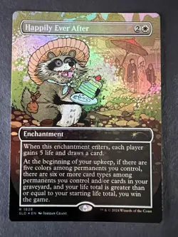 NM Borderless Foil Happily Ever After, MTG, Secret Lair, Magic, 1828 - Image 2