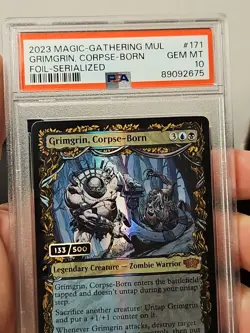 Magic MTG - Grimgrin, Corpse-Born MUL#171 Serial 133/500 PSA 10 Multiverse - Image 3