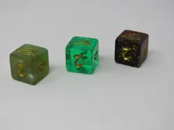 MTG Promos Lord of the Rings D6 Dice Set of 3 & bag LOTR Limited - Free Shipping - Image 2