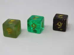 MTG Promos Lord of the Rings D6 Dice Set of 3 & bag LOTR Limited - Free Shipping - Image 3