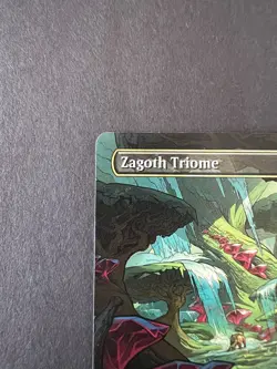 NM Borderless Zagoth Triome, Ikoria: Lair Behemoths, Magic the Gathering, 313 - Image 5