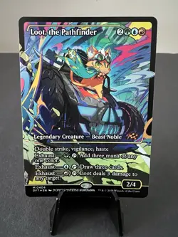 NM Showcase Foil Loot, the Pathfinder, Aetherdrift, Magic the Gathering, 404 - Image 1