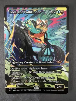 NM Showcase Foil Loot, the Pathfinder, Aetherdrift, Magic the Gathering, 404 - Image 2