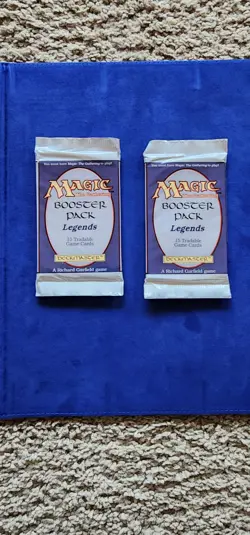 MTG Sealed Magic The Gathering English Legends Booster Pack 1994 - Image 1