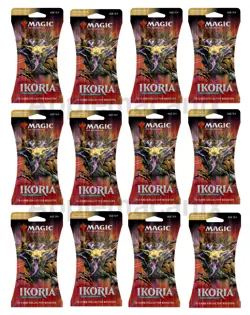 MTG Ikoria 12 Collector Booster Packs Magic the Gathering Like Box NEW ENGLISH - Image 1