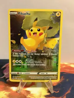Pokemon TCG Pikachu Ultra Rare Crown Zenith: Galarian Gallery GG30/GG70 NM - Image 2