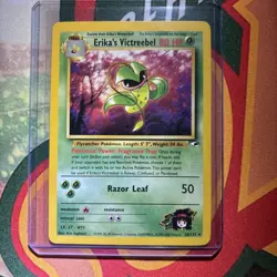 Pokemon Erika's Victreebel 26/132 Gym Heroes Rare Regular 80HP 50 Attack - Image 1