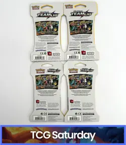 2019 POKEMON SUN & MOON TEAM UP SLEEVED BOOSTER PACK FULL ART SET LOT OF 4 PACKS - Image 2