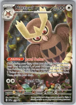 Noctowl 141 Promo Scarlet & Violet Pokemon NM - Image 1
