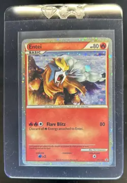 2010 Pokemon HGSS Black Star Promos Entei #HGSS20 - Image 1