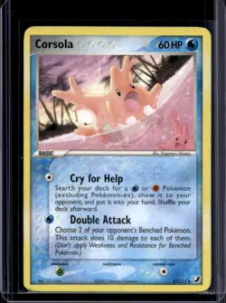 2005 Pokemon EX Unseen Forces Corsola #37/115 - Image 1