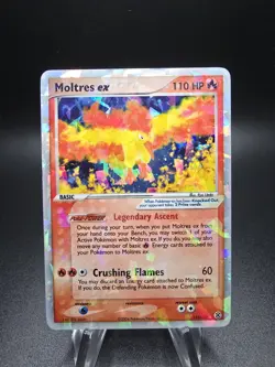 Pokemon Moltres ex 115/112 FireRed & LeafGreen Holo LP - Image 1