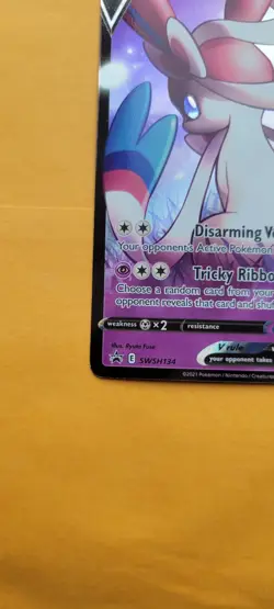 Pokemon TCG SWSH Black Star Promos Dark Sylveon V Holo Card SWSH134 - Image 4