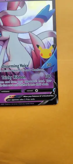 Pokemon TCG SWSH Black Star Promos Dark Sylveon V Holo Card SWSH134 - Image 5
