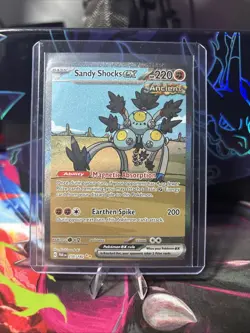 Pokemon TCG Sandy Shocks EX Paradox Rift 250/182 Holo Special Illustration Rare - Image 1
