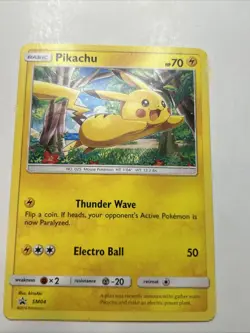 Pokemon TCG Pikachu Sun & Moon SM04 Promo 2016 - Image 1