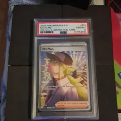 142664161 N's Plan 2025 Pokemon Black Bolt #170 SIR PSA 10 - Image 1