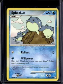 2007 Pokemon Diamond & Pearl Mysterious Treasures Spheal #102/123 - Image 1