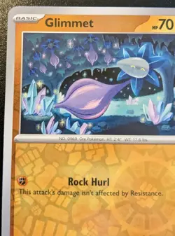 Glimmet 114/191 Reverse Holo Common Scarlet & Violet: Surging Sparks Pokemon TCG - Image 2
