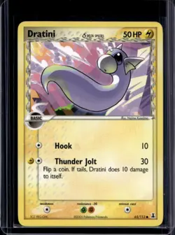 2005 Pokemon EX Delta Species Dratini #65/113 - Image 1