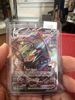 Pokemon TCG Umbreon VMAX 095/203 Evolving Skies Prize Pack Series Play! Promo - Image 1