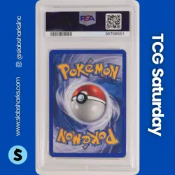 2002 POKEMON EXPEDITION SET #46/165 FERALIGATR REVERSE HOLO PSA 7 - Image 2