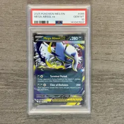 2025 Pokemon Mega Evolutions Mega Absol ex PSA 10 - Image 1