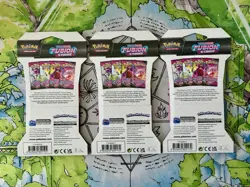 Pokemon Fusion Strike Sleeved Booster Packs 2021 Lot of 3 New Factory Sealed - Image 2