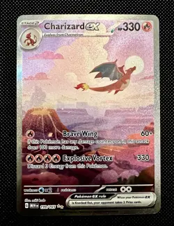 Charizard 199/165 Scarlet & Violet 151 Special Illustration Rare NM Pokemon TCG - Image 1