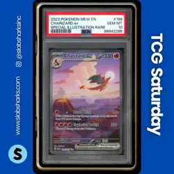 2023 POKEMON SV 151 #199/165 CHARIZARD EX SPECIAL ILLUSTRATION RARE PSA 10 - Image 1