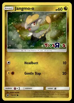 2017 Sun & Moon - Crimson Invasion TOYS R US Jangmo-o Basic/Common Cosmo #75 - Image 1