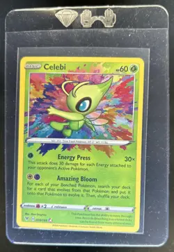 2020 Pokemon SWSH Vivid Voltage Celebi #009/185 - Image 1