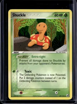2005 Pokemon EX Unseen Forces Shuckle #47/115 - Image 1