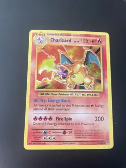 Pokemon TCG XY Evolutions Charizard 11/108 2016 Reverse Holo Rare - Image 1