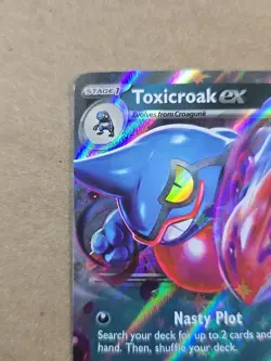 Toxicroak EX - 131/198 Scarlet & Violet Ultra Rare Pokemon TCG Pack Fresh - Image 2