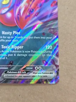 Toxicroak EX - 131/198 Scarlet & Violet Ultra Rare Pokemon TCG Pack Fresh - Image 4