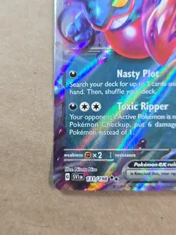 Toxicroak EX - 131/198 Scarlet & Violet Ultra Rare Pokemon TCG Pack Fresh - Image 5