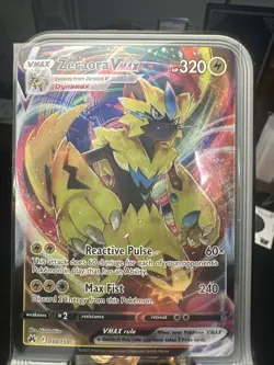 Zeraora VMAX 054/159 Crown Zenith Holo Pokemon NM - Image 1