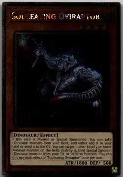 Souleating Oviraptor (Platinum Secret Rare) Platinum Secret Rare Quarter Century - Image 1