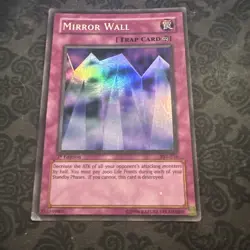 Yugioh Mirror Wall PSV-016 1st Super Rare - Image 1