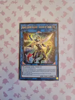 YUGIOH Black Luster Soldier-Soldier of Chaos ULTRA RARE MAMA-EN073 NM - Image 1