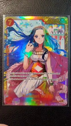 Nefeltari Vivi Secret Rare OP04-118 M PF OPTCG One Piece Kingdoms Of Intrigue - Image 1