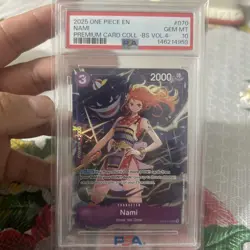 2025 ONE PIECE #070 PCC PREMIUM BEST SELECTION VOL 4 GENGAR NAMI PSA 10 GEM MINT - Image 1