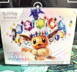 Pokemon TCG Prismatic Evolutions Elite Trainer Box ETB - Small Tear See Pic - Image 1