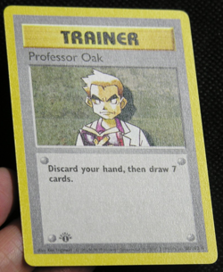 Pokemon - Professor Oak - Trainer 1st Edition Base Set (Shadowless) 88/102 *NM* - Image 4
