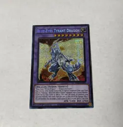 Blue-Eyes Tyrant Dragon MP23-EN019 Prismatic Secret Rare 1st Edition - Image 1