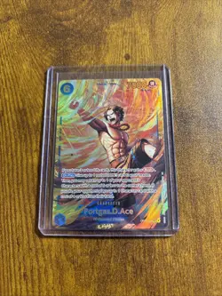 Portgas.D.Ace Alt Art OP13-119 SEC - Carrying on His Will One Piece ENGLISH - Image 1